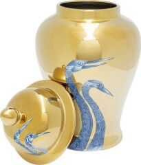 Decorative Tin Dancing Cranes 40 Cm