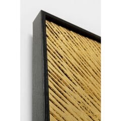 Art Geometric Circle Gold Tablo 120x120 cm