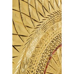 Art Geometric Circle Gold Tablo 120x120 cm