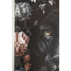 Night Leo in Flower Kanvas Tablo 90x140cm