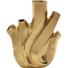 Vase Flame Gold 29 Cm