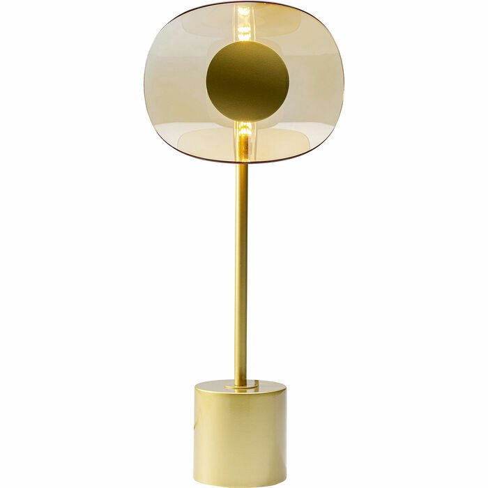 Mariposa Brass Cam Masa Lambası 58 cm