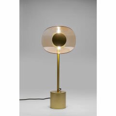 Mariposa Brass Cam Masa Lambası 58 cm