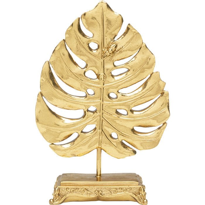 Monstera Leaf Gold Dekoratif Obje