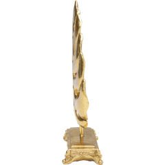 Monstera Leaf Gold Dekoratif Obje