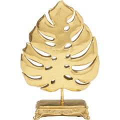 Monstera Leaf Gold Dekoratif Obje