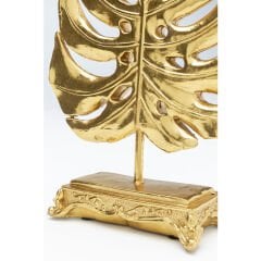 Monstera Leaf Gold Dekoratif Obje
