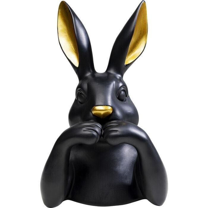 Deco Object Sevimli Tavşan Siyah 31 Cm