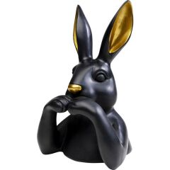 Deco Object Sevimli Tavşan Siyah 31 Cm
