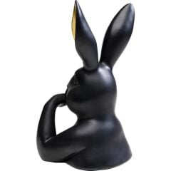 Deco Object Sevimli Tavşan Siyah 31 Cm