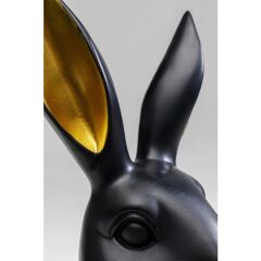 Deco Object Sevimli Tavşan Siyah 31 Cm