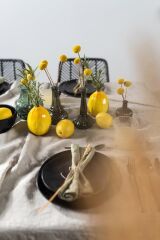 Ceramic Fruit Lemon Vase 10x12 Cm