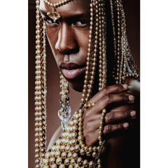 Traditional Beads Man Tablo 100x150 cm