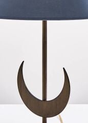 Hilal Detaylı Eskitme Abajur - 6015