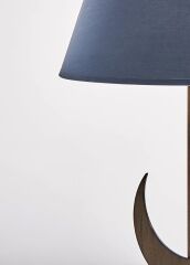 Hilal Detaylı Eskitme Abajur - 6015