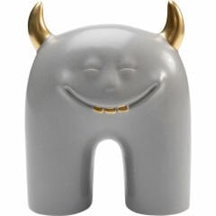 Funny Teeth Gri Dekoratif Obje 15 cm