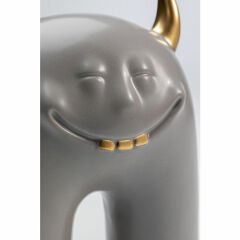 Funny Teeth Gri Dekoratif Obje 15 cm