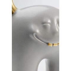 Funny Teeth Gri Dekoratif Obje 15 cm
