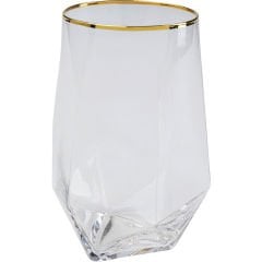 Diamond Gold Rim Bardak