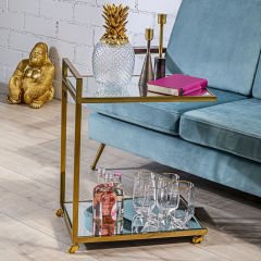 Diamond Gold Rim Bardak