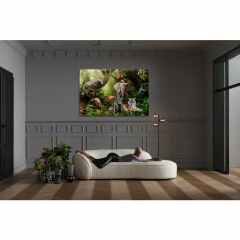 Animal Paradise Cam Resim 150x100cm