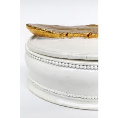 Jar Ava Beyaz Polyresin Dekoratif Kutu