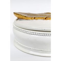 Jar Ava Beyaz Polyresin Dekoratif Kutu