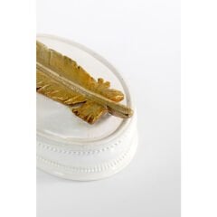 Jar Ava Beyaz Polyresin Dekoratif Kutu