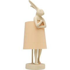 Table Lamp Animal Rabbit Peach 50cm