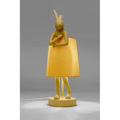 Table Lamp Animal Rabbit Peach 50cm