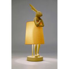 Table Lamp Animal Rabbit Peach 50cm