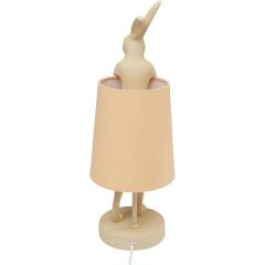 Table Lamp Animal Rabbit Peach 50cm