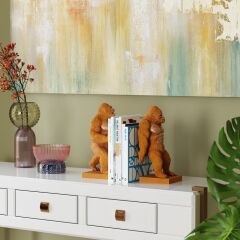 Gorilla Orange Reçine Kitap Tutucu