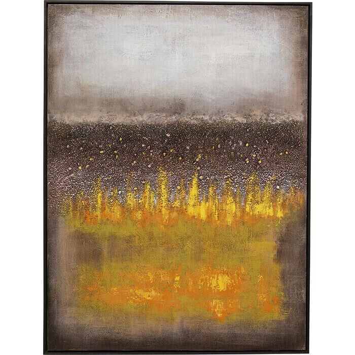Canvas Picture Vista Yellow 90x120 cm