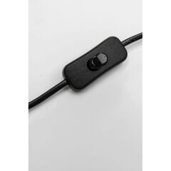 Table Lamp Animal Rabbit Fur Black/Gold 50cm