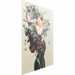 Bouquet Beauty Beige Tablo 100x100cm