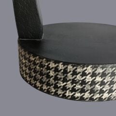 Runa Dama Detaylı Siyah Abajur