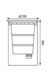 Jupiter Paslanmaz Çelik Bahçe Gömme Armatür JG676