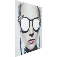 Glass Metallic Girlie Resim 120x120 cm