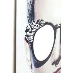 Glass Metallic Girlie Resim 120x120 cm