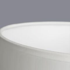 Liora Çiçek Baskılı Beyaz Minimal Abajur
