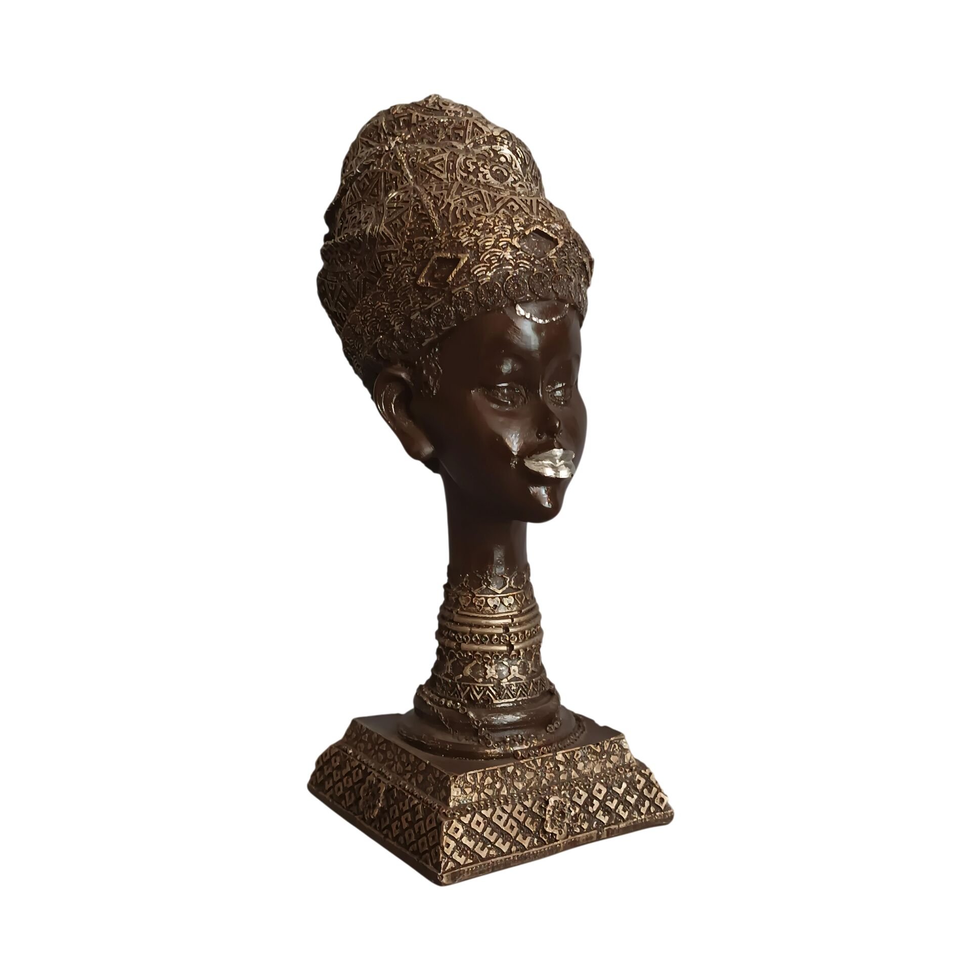 Lysa Koyu Kahve Dekoratif Biblo