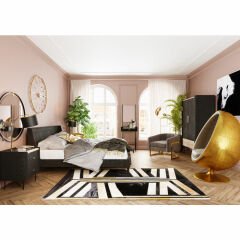 Betsy Frame Metal Konsol Aynası