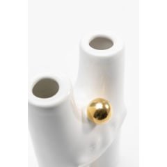 Funny Teeth White Vazo 16cm
