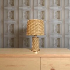 Hesya Rattan Hasır Abajur
