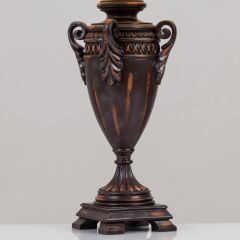 Polyester Abajur Bakır Eskitme