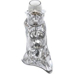 Tealight Holder 3 Jade Silver