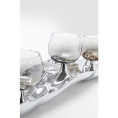 Tealight Holder 3 Jade Silver