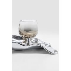 Tealight Holder 3 Jade Silver