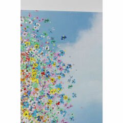 Flying Elephant In Day Ahşap Tablo 120x160 cm